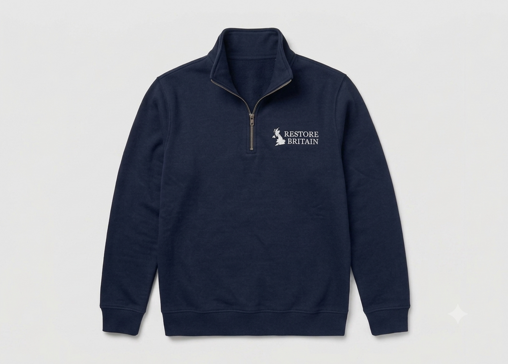 Restore Britain 1/4 Zip Sweatshirt [Pre-order]