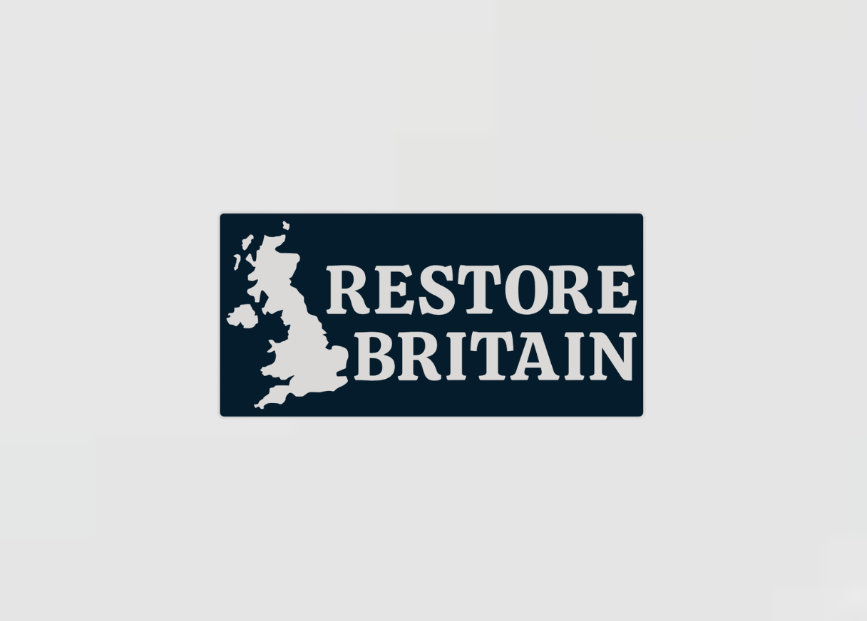 Restore Britain Rectangular Badge [Pre-order]