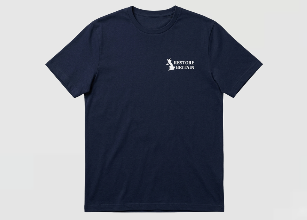 Restore Britain "I don't care" T-Shirt [Pre-order]