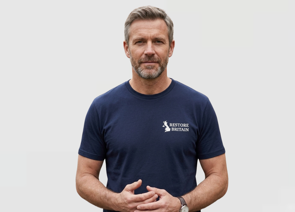 Restore Britain "I don't care" T-Shirt [Pre-order]